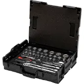 Wiha 44685 Hylsnyckel-bitsinsats-set 1/2, 1/4 395 mm
