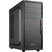 Sharkoon VS4-V - Tower - ATX - keine Spannungsversorgung Midi-Tower Datorchassi Svart