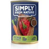 Simply From Nature Hästkött med linfrö 3 x 400 g