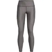 Under Armour Dam HeatGear Armour Hög Midja Leggings med Fickor, (020) Charcoal Light Heather / Black, XX-Large