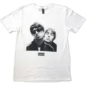 Ginza.se Oasis: Unisex T-Shirt/Noel & Liam Square Photo (White) (Medium)