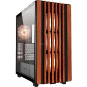 Sharkoon Rebel C70G RGB - Tower - ATX - genomskinlig sidopanel (härdat glas) - ingen strömförsörjning (ATX) - USB/ljud