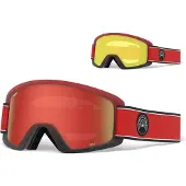 Giro vinterglasögon SEMI RED ELEMENT (spegelglas färgat AMBER SCARLET 40% S2 + färgat glas YELLOW 84% S0) (NY)