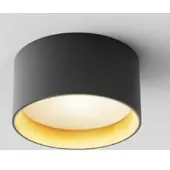 Maytoni LED taklampa Vega, Svart, Vardagsrum / matsal, Aluminium / grå / zink, LED-taklampa