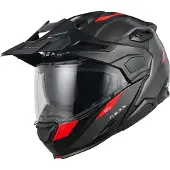 NEXX X.Lifecountry Terra Fällbar Hjälm Matt/Grå/Röd L Unisex