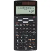 Sharp EL-W506T, Ficka, Display, 16 siffror, Batteri/solcell, Svart, Grå