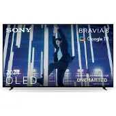 Sony Bravia 8 K-77XR80 - 77 Diagonal klass (76.7 visbar) OLED-TV - Smart TV - Google TV - 4K UHD (2160p) 3840 x 2160 - HDR - self-lit OLED - mörkt silver, vibrationsfinish