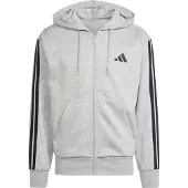Adidas Essentials 3 Stripes Fleece Sweatshirt Med Dragkedja