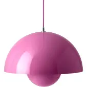 &tradition Taklampa &Tradition, Flowerpot VP7, dimbara, Rosa / ljusröd, Vardagsrum, Metall, Design