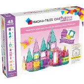 Magna-Tiles Castle DLX 48-delad magnetkonstruktionsset Det ursprungliga magnetiska byggvarumrket