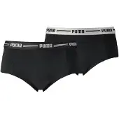 Puma Hipstertrosor - 2-pack - Everyday - Kvinnor - Svart - - XS - Xtra Small - Hipstertrosor