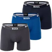 BOSS Boxershorts Power 3-pack 487 Bå Mörkbå Grå Antracit Mångfärgad Storek