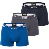 BOSS Korta Boxershorts Power 3-pack 487 Bå Mörkbå Grå Antracit Mångfärgad Storek