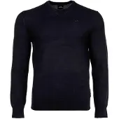 Armani Exchange för män. 8NZM3AZM8AZ1510 Marinblå tröja i mjukt garn (L), Casual, Ull, Marino