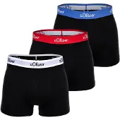 s.Oliver Boxershorts blå / eldröd / svart / vit