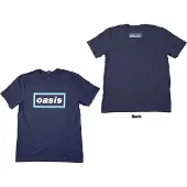 Ginza.se Oasis: Unisex T-Shirt/Maine Road Event Logo (Navy Blue) (Back Print) (X-Large)