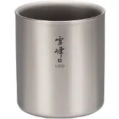 Snow Peak Titanium Double Wall Stacking Mug H - 300ml