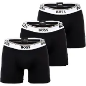 BOSS Boxershorts 'Power' ljusgrå / svart / vit