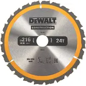 DeWalt Sågklinga för trä DT1952; 216x30 mm; 24T