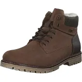 Rieker Boots med snörning konjak / mörkbrun