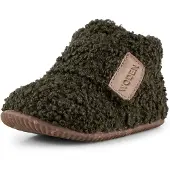 Woden Innerskor - Kim - Teddy - Dark Olive - - 23 - Lära gå skor