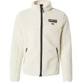 Napapijri Tynik Sherpa Hel Dragkedja Fleece Vit Häger