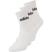 Adidas Strumpor - 3-pack - C Lin Crew - Vit/Svart - - 31/33 - Strumpor
