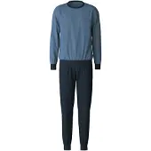 Calida Pyjamas lång blå / mörkblå