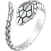 KUZZOI Ring svart / silver