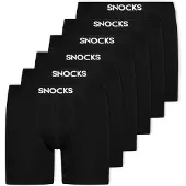Snocks Boxershorts svart / vit