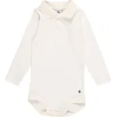 Petit Bateau Sparkdräkt/body nattblå / vit