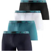 Bruno Banani Boxershorts ljusblå / mörkblå / svart / vit