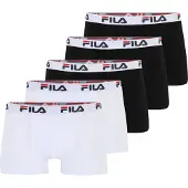 FILA Boxershorts röd / svart / vit