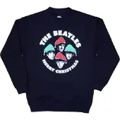Ginza.se The Beatles: Unisex Sweatshirt/Xmas Hats (Navy Blue) (Small)