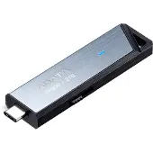 ADATA AELI-UE800-2T-CSG, 2 TB, USB Type-C, 3.2 Gen 2 (3.1 Gen 2), 1000 MB/s, Slide, Silver