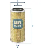 Ufi Luftfilter 27.881.00