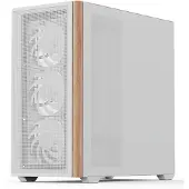 Aerocool D301A-G-WT-V2 Mini-Tower Datorchassi Vit