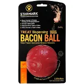 Starmark Treat Dispensing Bacon Ball - Storlek M: Ø 8 cm