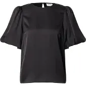 Vila Ellette Satin Puff Kortärmad Blus