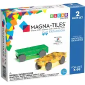 Magna-Tiles Magnet expansionsuppsättning - 2 Delar - Bil - - One Size - Magnetiska leksaker