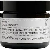 Evolve Organic Beauty Beauty Facial Polish Face Scrub Rose Quartz Natural Exfoliator 60ml