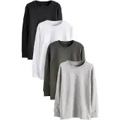 Next T-shirt grå / oliv / svart / vit