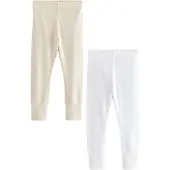 Next Leggings beige / vit
