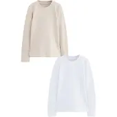 Next T-shirt beige / vit