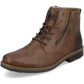 Rieker Boots med snörning brun / mörkbrun