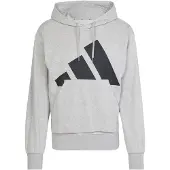 Adidas Sport sweatshirt 'Essentials' gråmelerad / svart