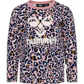 Hummel Tröja - hmlMarie - Pale Mauve m. Leopardtryck/Logo - - 68 - Tröja