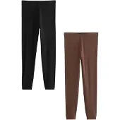 Next Leggings brun / svart