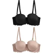 Next Behå nude / svart