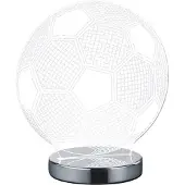TRIO Neon tafellamp transparant incl. LED dim to warm - Soccer